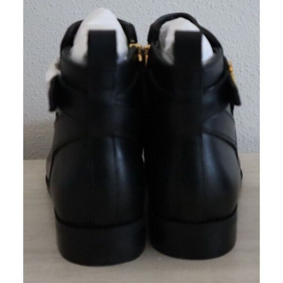 Lauren Ralph Lauren Women's Sz 7.5B Black Bonne Leather Ankle Booties - Picture 7 of 13